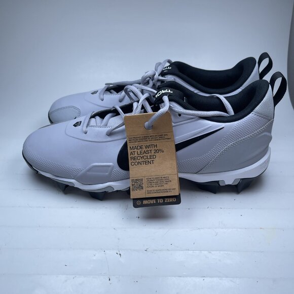 Nike Force Trout 9 Keystone Sz 12 Grey Men’s Baseball Cleats Style FB9728-002 - Picture 4 of 14